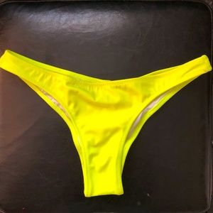 VICTORIA’S SECRET YELLOW BIKINI BOTTOMS NWOT